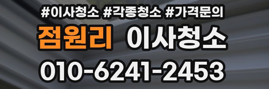 점원리 이사청소