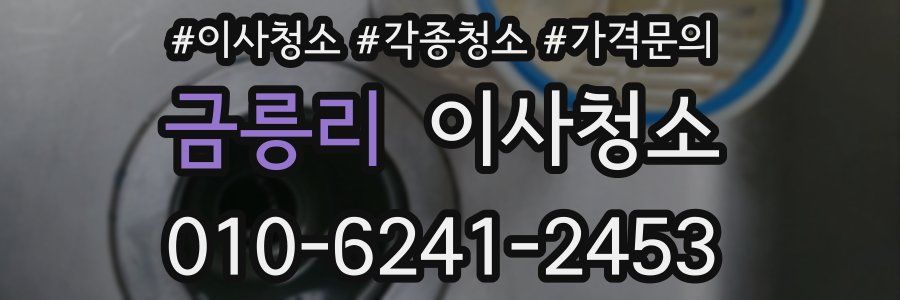 금릉리 이사청소