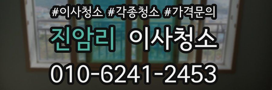 진암리 이사청소