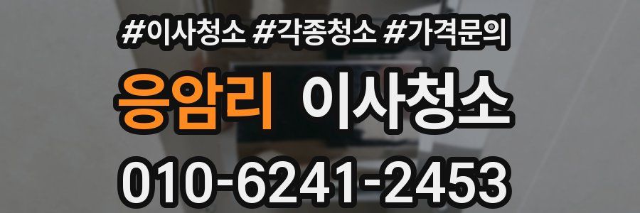 응암리 이사청소