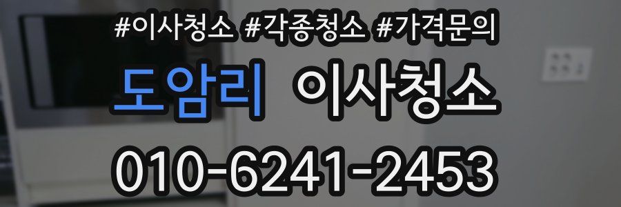 도암리 이사청소