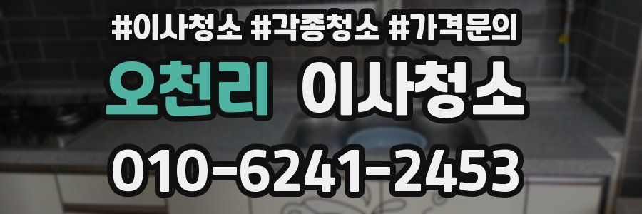 오천리 이사청소