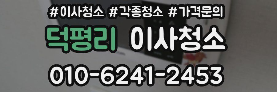 덕평리 이사청소