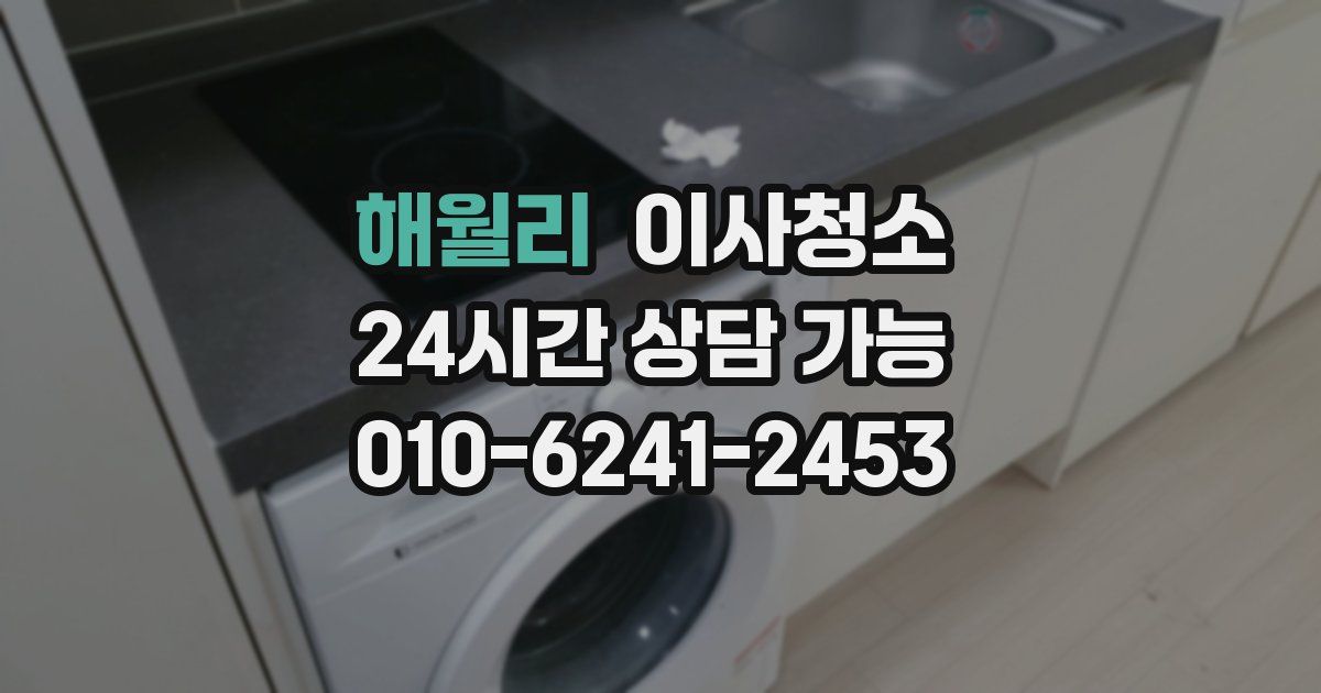 해월리 입주청소