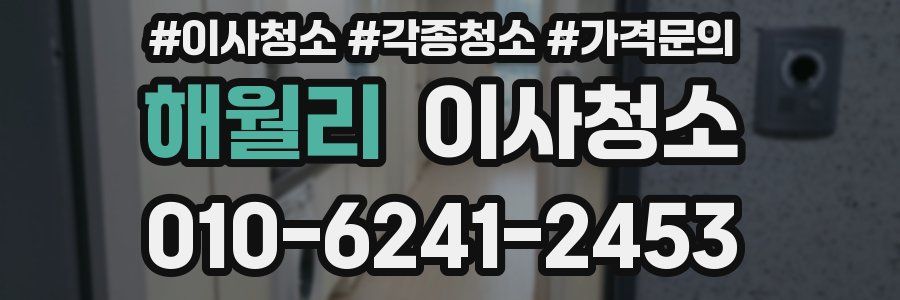 해월리 이사청소