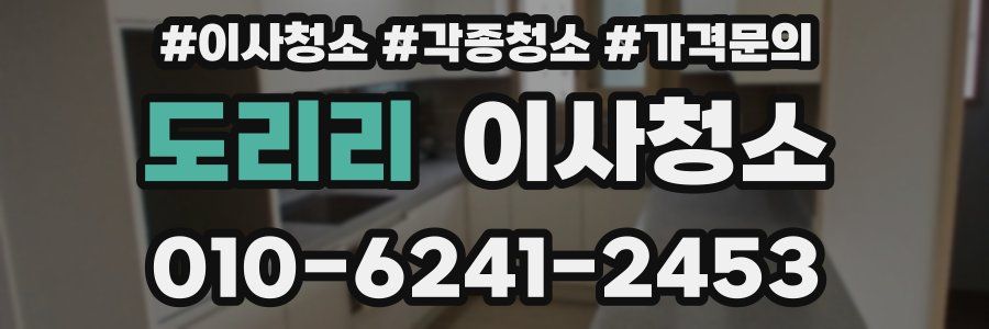 도리리 이사청소