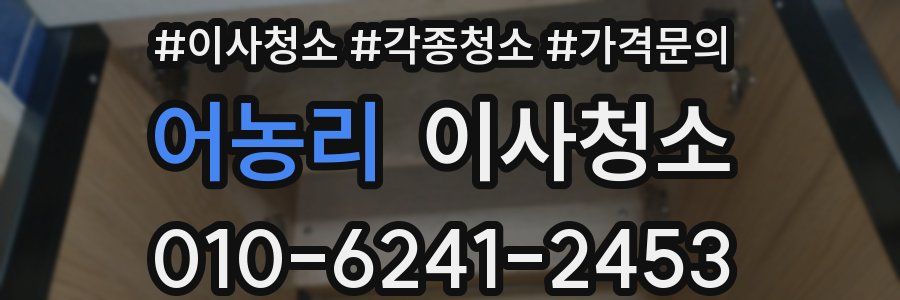 어농리 이사청소