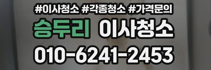 승두리 이사청소