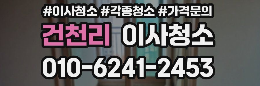 건천리 이사청소