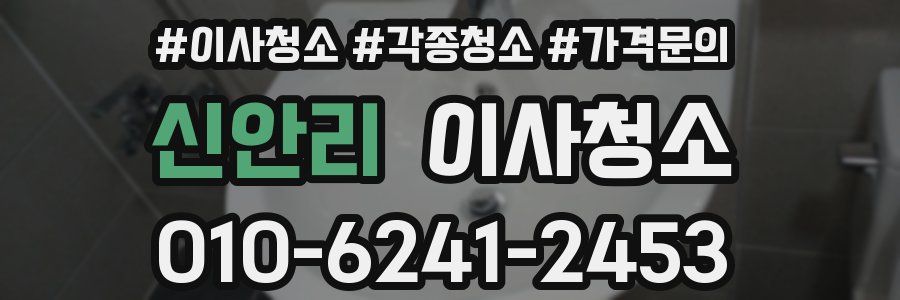 신안리 이사청소