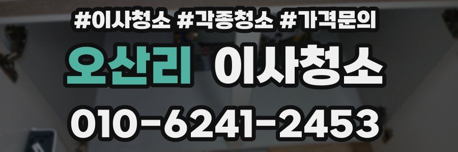 오산리 이사청소