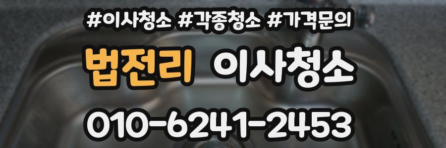 법전리 이사청소