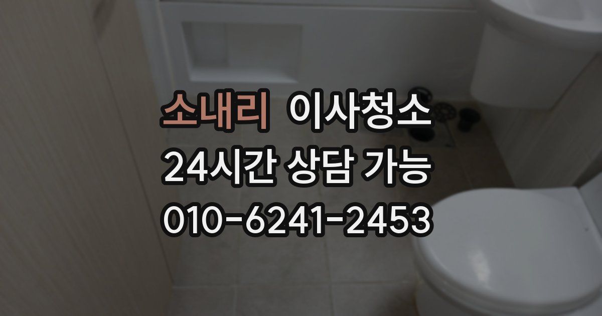 소내리 입주청소