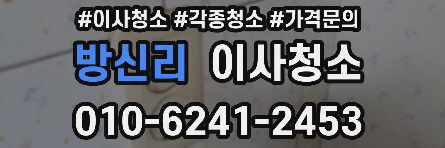 방신리 이사청소