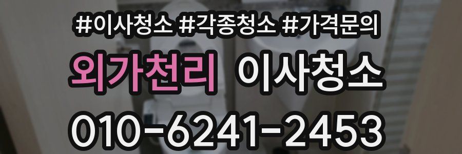 외가천리 이사청소