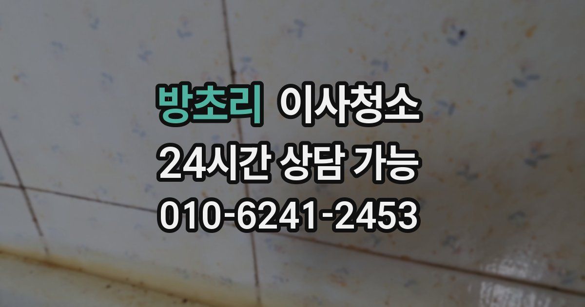 방초리 입주청소