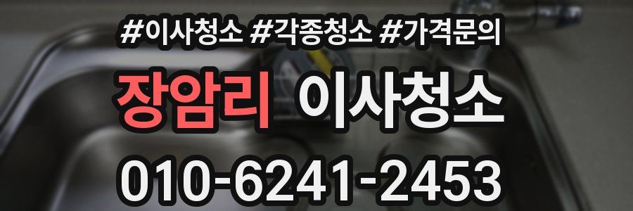 장암리 이사청소