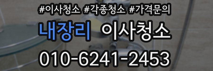 내장리 이사청소