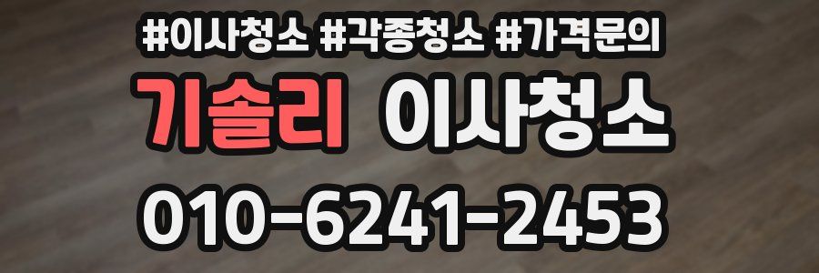 기솔리 이사청소