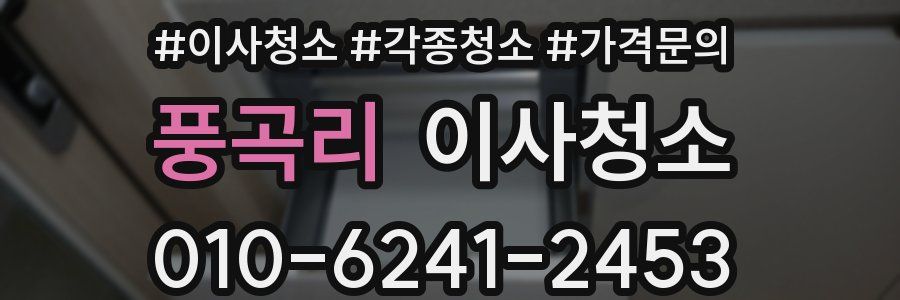 풍곡리 이사청소