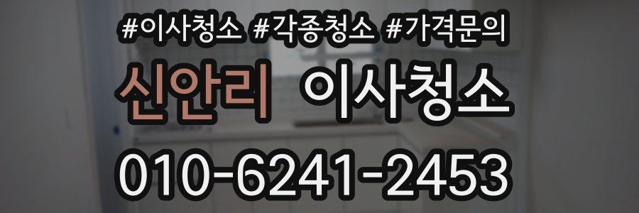 신안리 이사청소