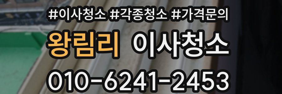 왕림리 이사청소