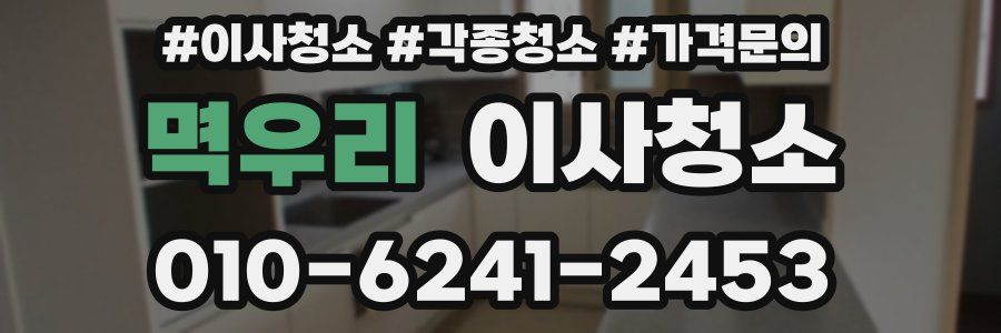멱우리 이사청소
