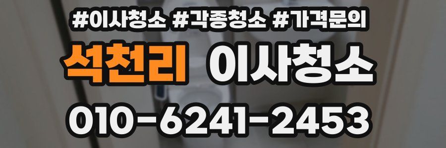 석천리 이사청소