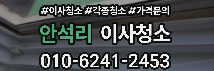 안석리 이사청소