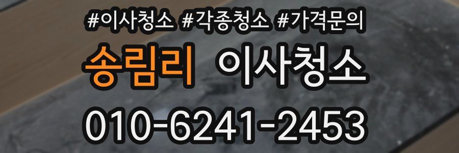 송림리 이사청소