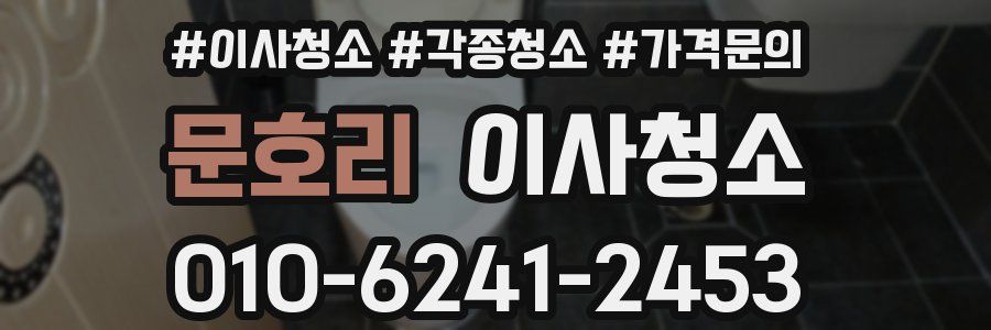 문호리 이사청소