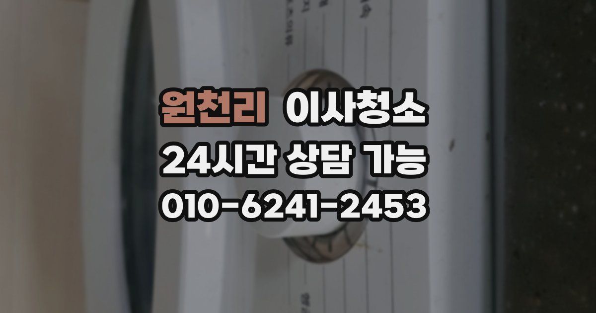 원천리 입주청소