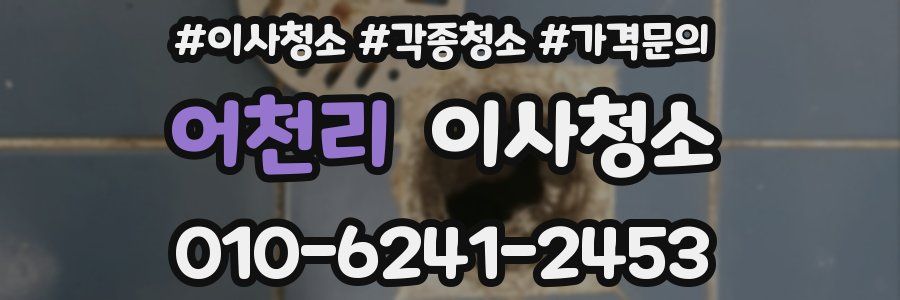 어천리 이사청소