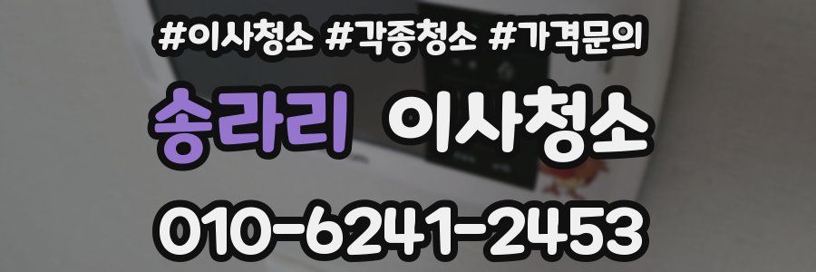 송라리 이사청소