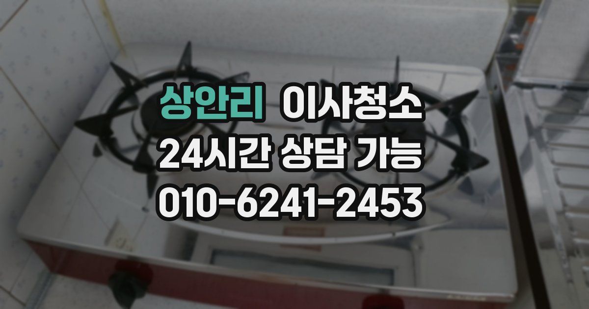 상안리 입주청소