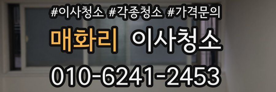 매화리 이사청소