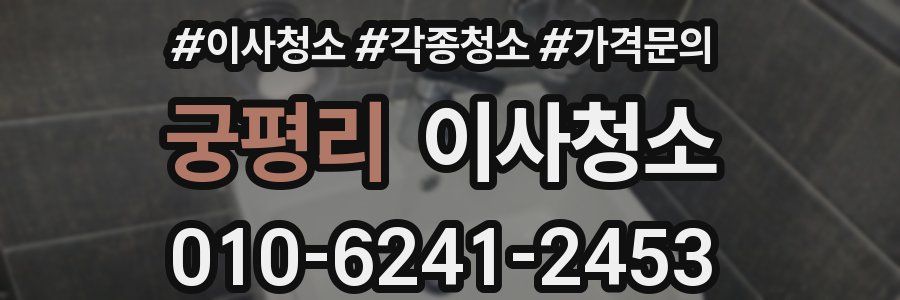 궁평리 이사청소