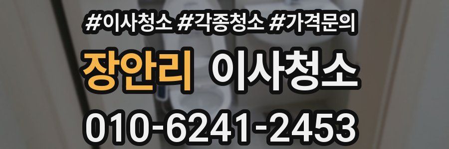장안리 이사청소