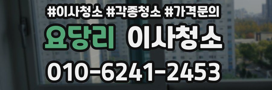 요당리 이사청소