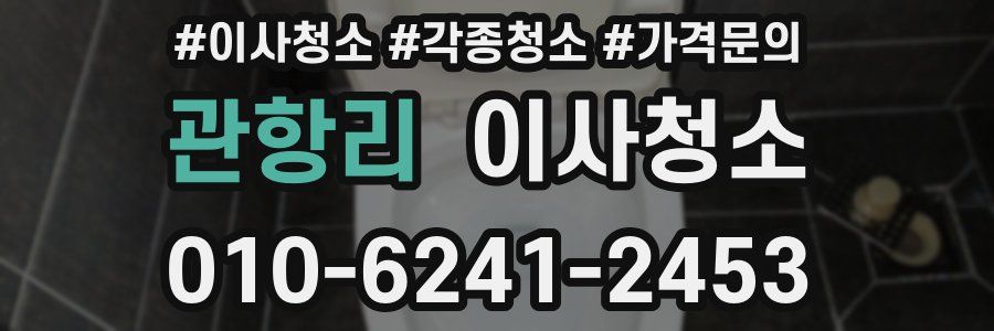 관항리 이사청소