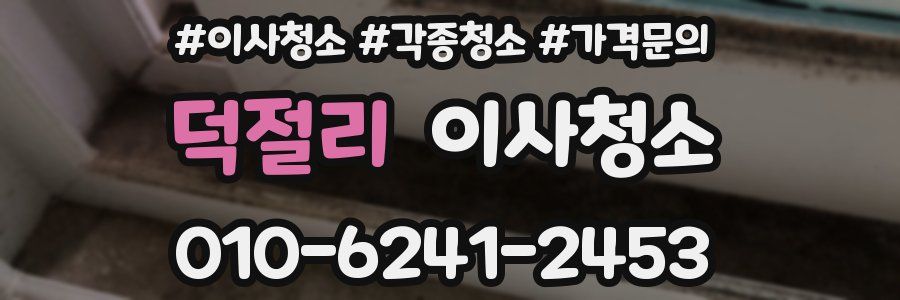 덕절리 이사청소