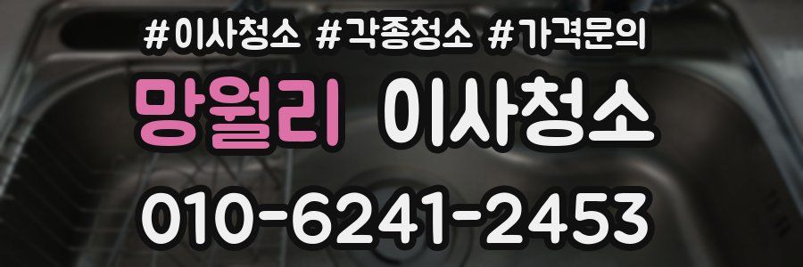 망월리 이사청소