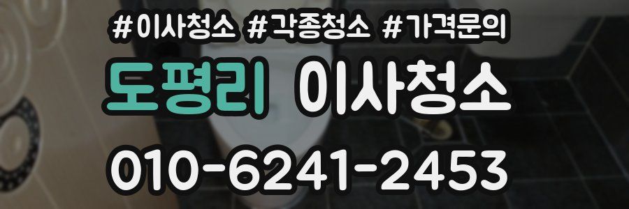 도평리 이사청소