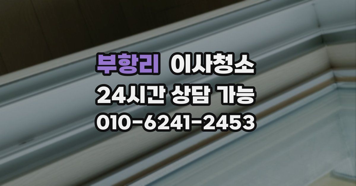 부항리 입주청소