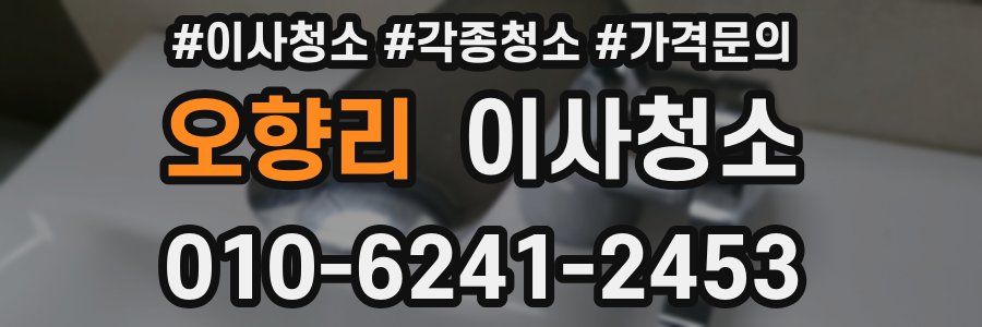 오향리 이사청소