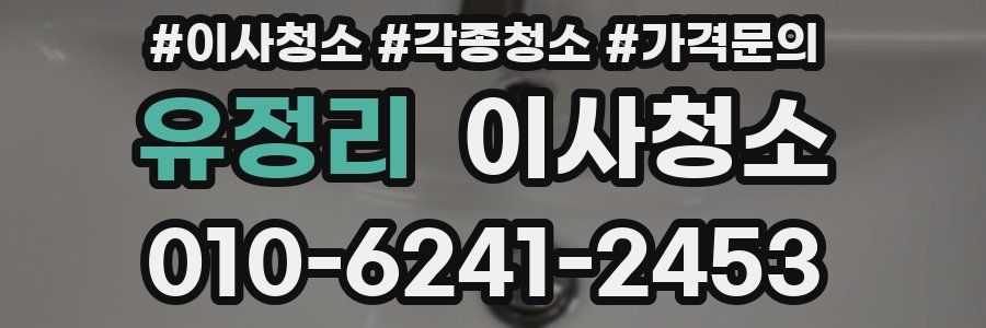 유정리 이사청소