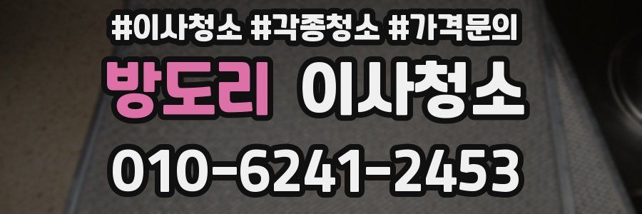 방도리 이사청소