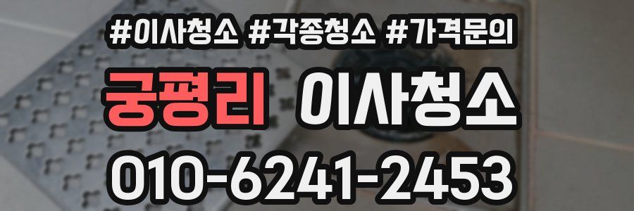 궁평리 이사청소