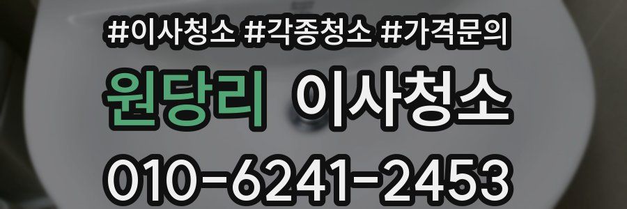 원당리 이사청소