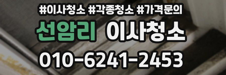 선암리 이사청소